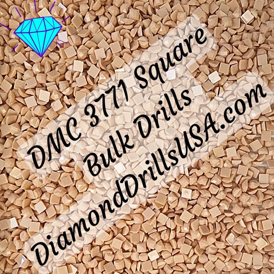 DMC 3771 SQUARE 5D Diamond Painting Drills Beads DMC 3771