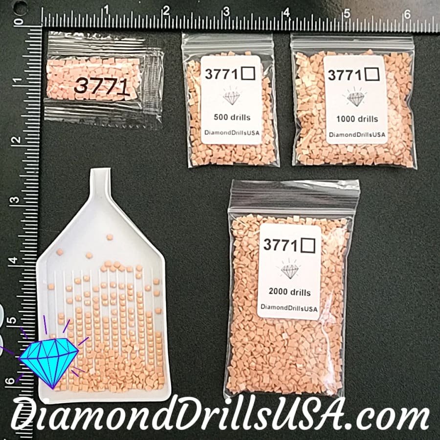 DMC 3771 SQUARE 5D Diamond Painting Drills Beads DMC 3771