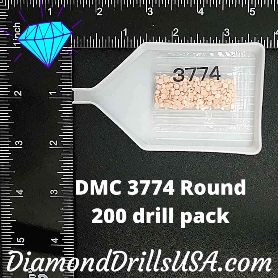 DMC 3774 ROUND 5D Diamond Painting Drills Beads DMC 3774