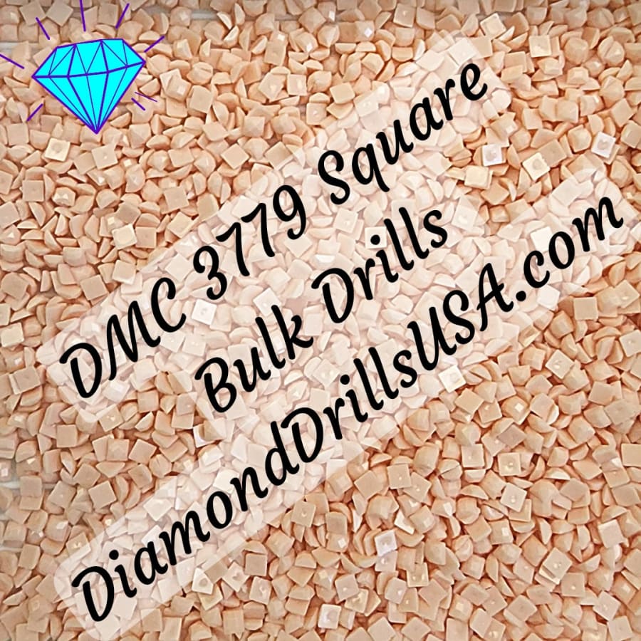 DMC 3779 SQUARE 5D Diamond Painting Drills Beads DMC 3779
