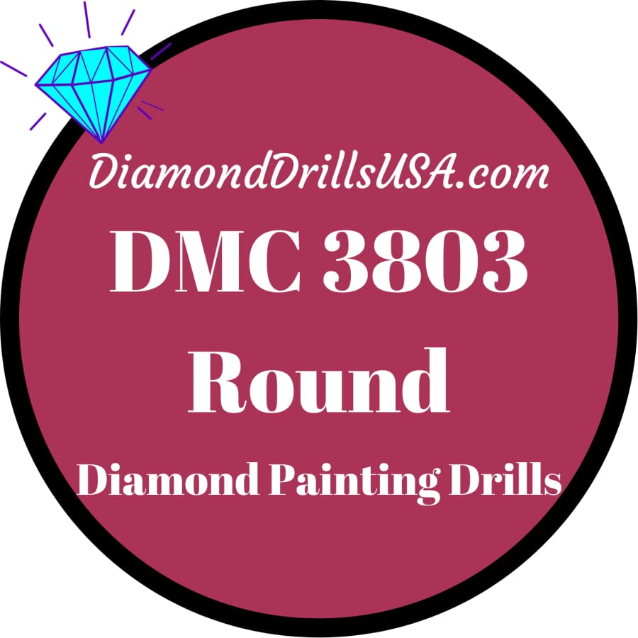DMC 3803 ROUND 5D Diamond Painting Drills Beads DMC 3803