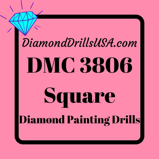 DMC 3806 SQUARE 5D Diamond Painting Drills Beads DMC 3806