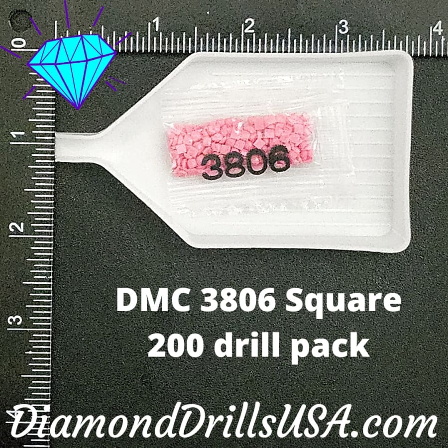 DMC 3806 SQUARE 5D Diamond Painting Drills Beads DMC 3806