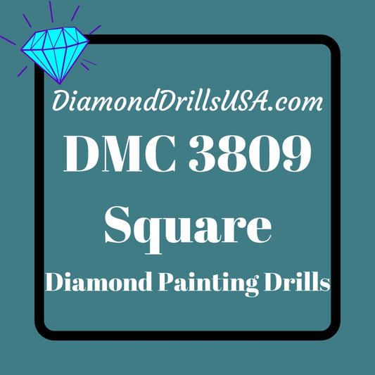 DMC 3809 SQUARE 5D Diamond Painting Drills Beads DMC 3809
