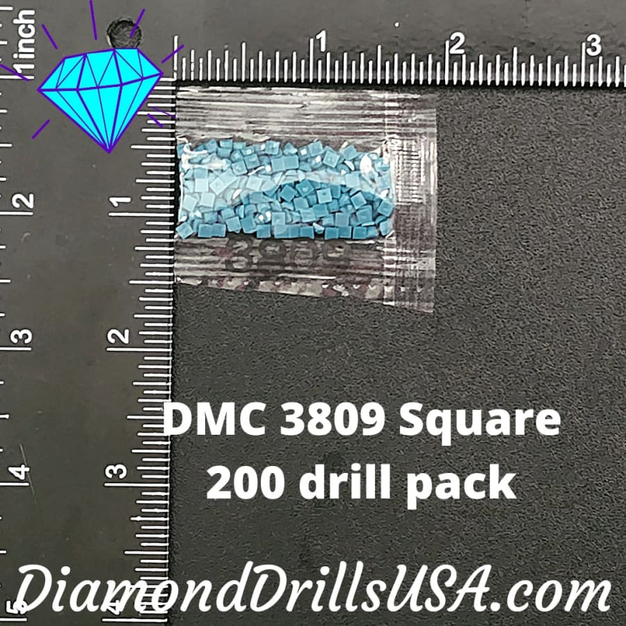 DMC 3809 SQUARE 5D Diamond Painting Drills Beads DMC 3809