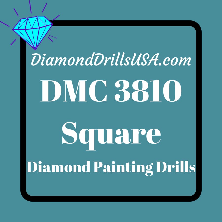 Diamond Painting Drills SQUARE / DMC Colors 3771-3849 / Diamond