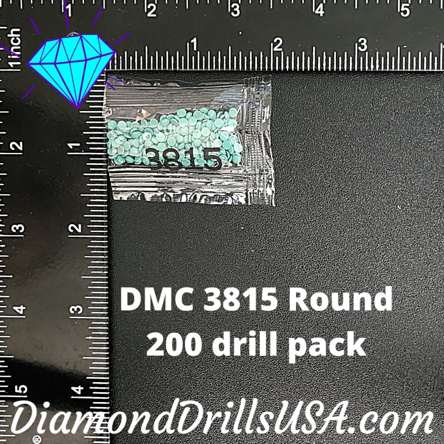 DMC 3815 ROUND 5D Diamond Painting Drills Beads DMC 3815