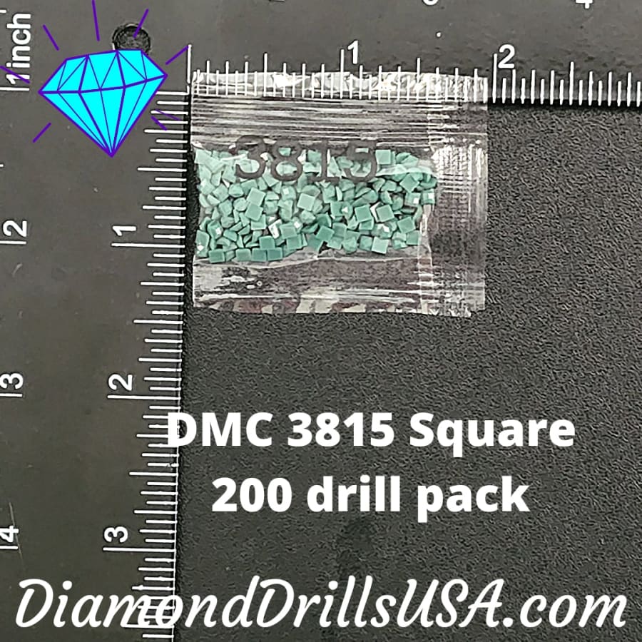 DMC 3815 SQUARE 5D Diamond Painting Drills Beads DMC 3815