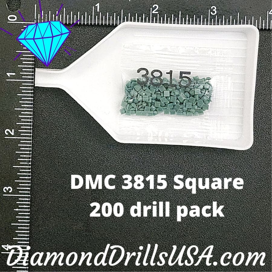 DMC 3815 SQUARE 5D Diamond Painting Drills Beads DMC 3815
