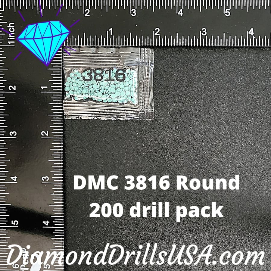 DMC 3816 ROUND 5D Diamond Painting Drills Beads DMC 3816