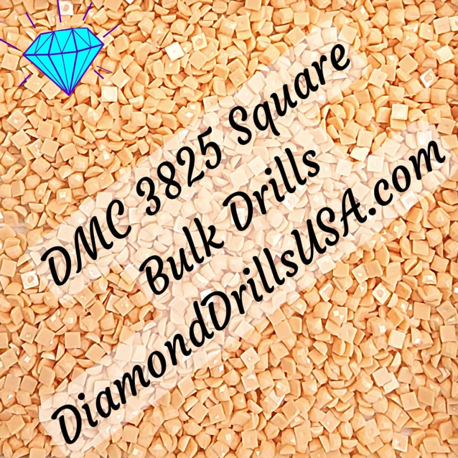 DMC 3825 SQUARE 5D Diamond Painting Drills Beads DMC 3825