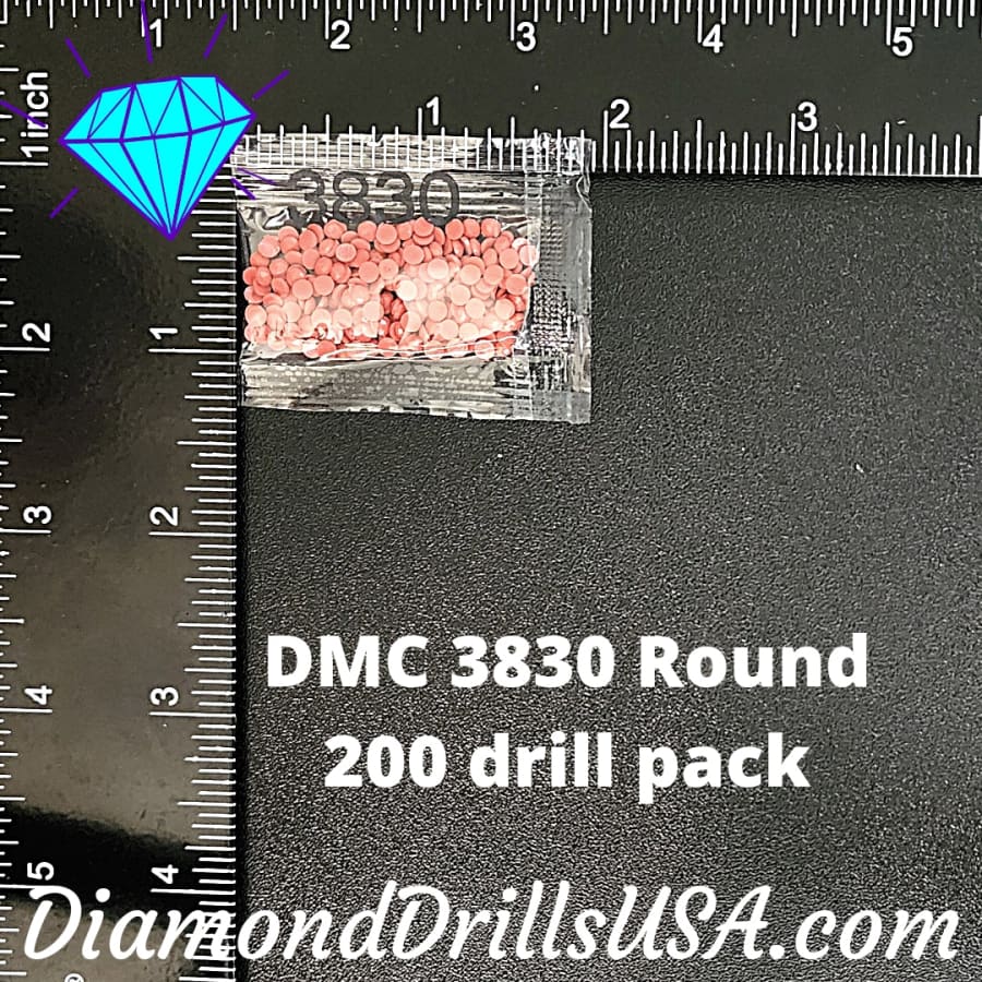 DMC 3830 ROUND 5D Diamond Painting Drills Beads DMC 3830