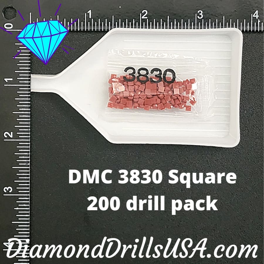 DMC 3830 SQUARE 5D Diamond Painting Drills Beads DMC 3830