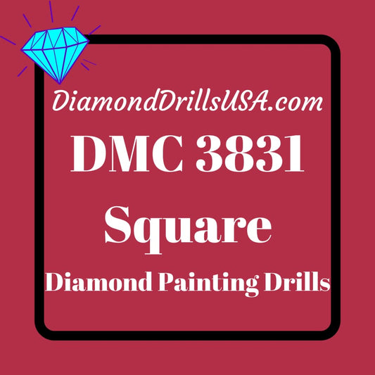 DMC 3831 SQUARE 5D Diamond Painting Drills Beads DMC 3831