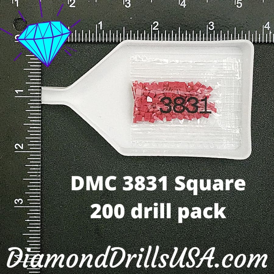 DMC 3831 SQUARE 5D Diamond Painting Drills Beads DMC 3831