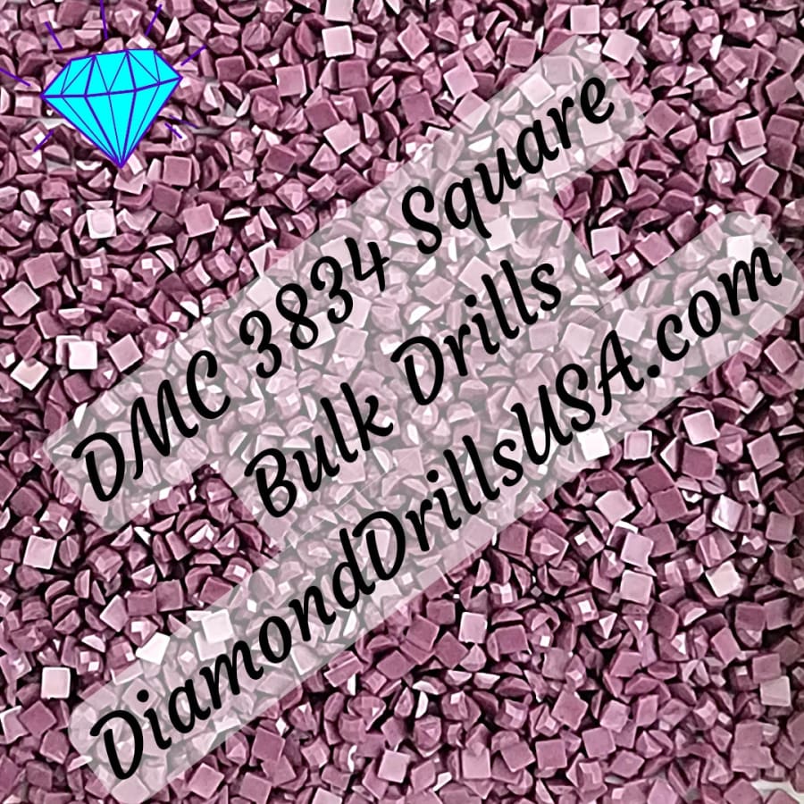 DMC 3834 SQUARE 5D Diamond Painting Drills Beads DMC 3834