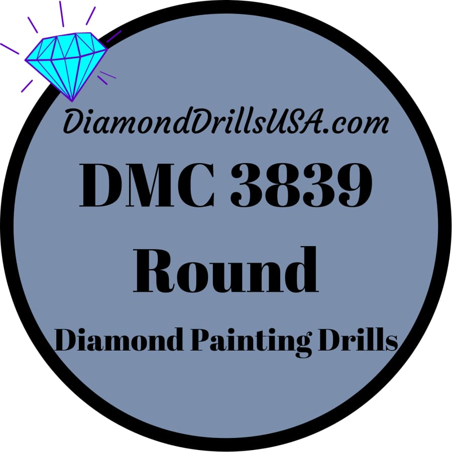 DMC 3839 ROUND 5D Diamond Painting Drills Beads DMC 3839