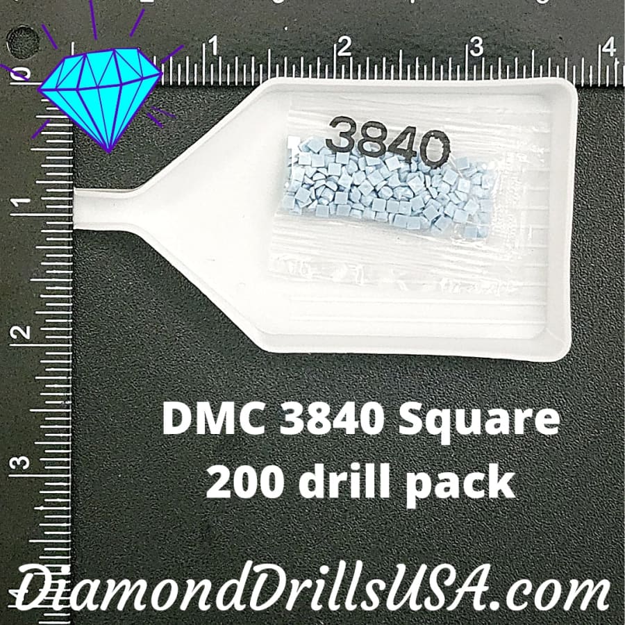 DMC 3840 SQUARE 5D Diamond Painting Drills Beads DMC 3840