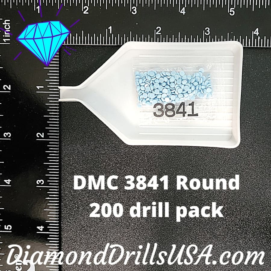 DMC 3841 ROUND 5D Diamond Painting Drills Beads DMC 3841