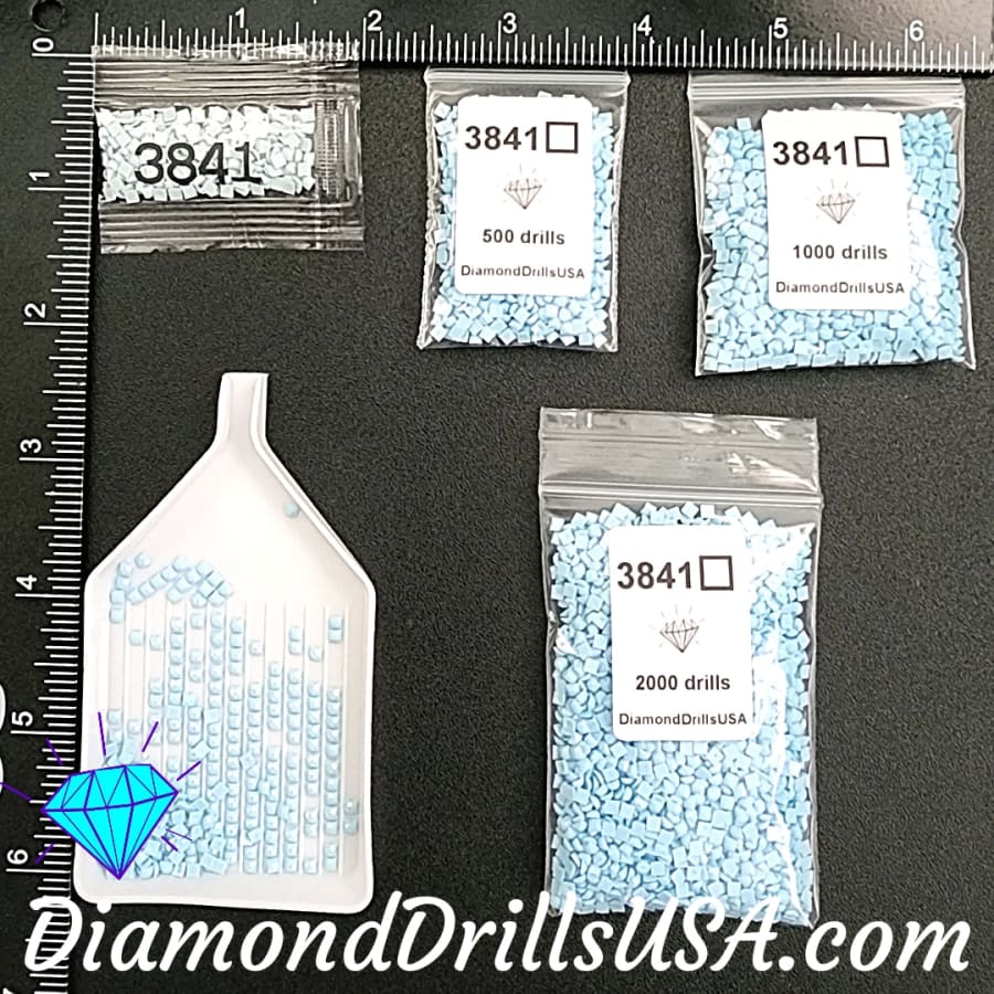 DMC 3841 SQUARE 5D Diamond Painting Drills Beads DMC 3841