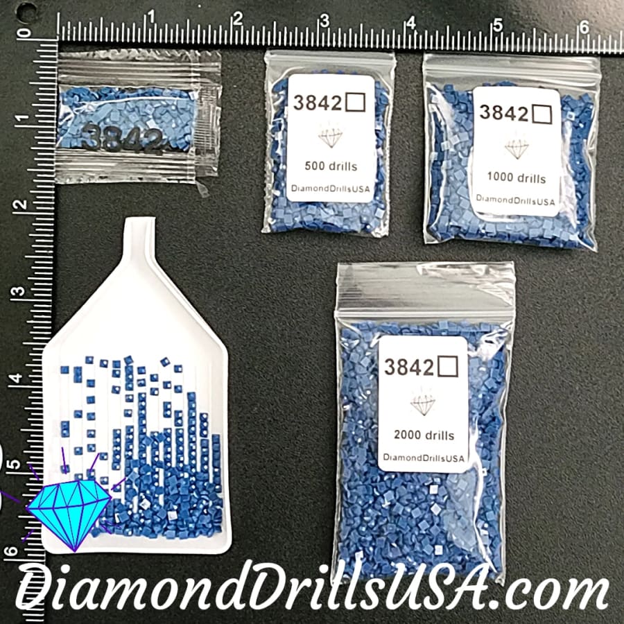 DMC 3842 SQUARE 5D Diamond Painting Drills Beads DMC 3842