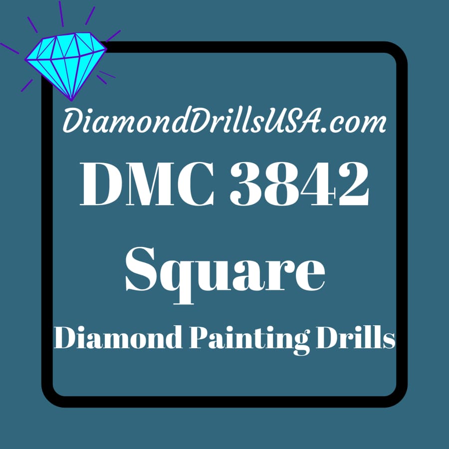 DMC 3842 SQUARE 5D Diamond Painting Drills Beads DMC 3842