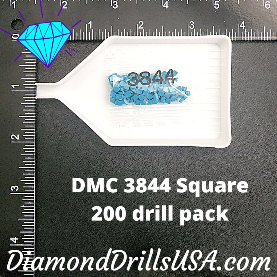 DMC 3844 SQUARE 5D Diamond Painting Drills Beads DMC 3844