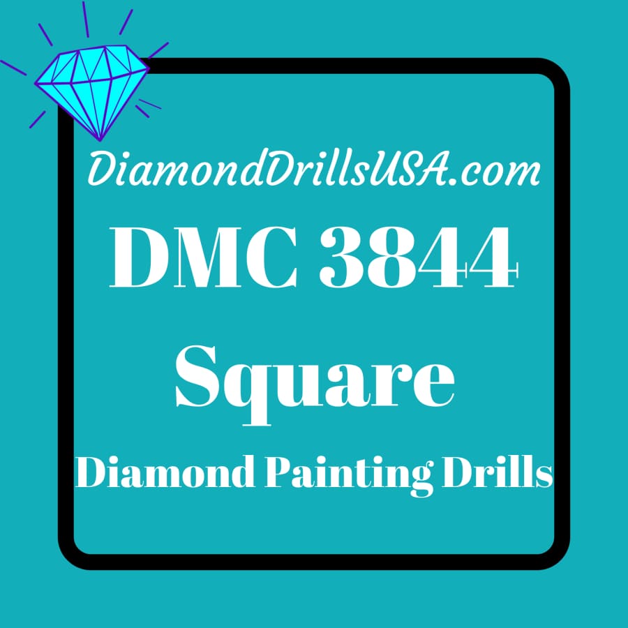 Blue Glow in the Dark Square Drills - Diamond Painting Drills