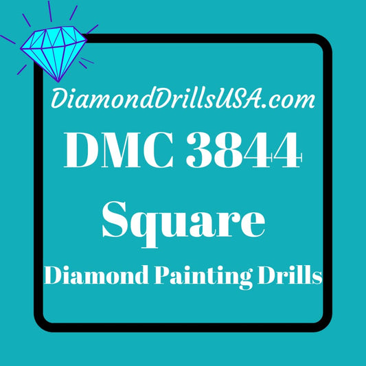 DMC 3844 SQUARE 5D Diamond Painting Drills Beads DMC 3844