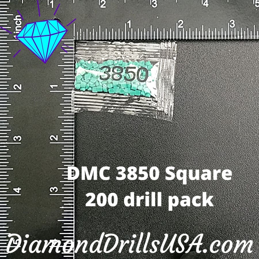 DMC 3850 SQUARE 5D Diamond Painting Drills Beads DMC 3850