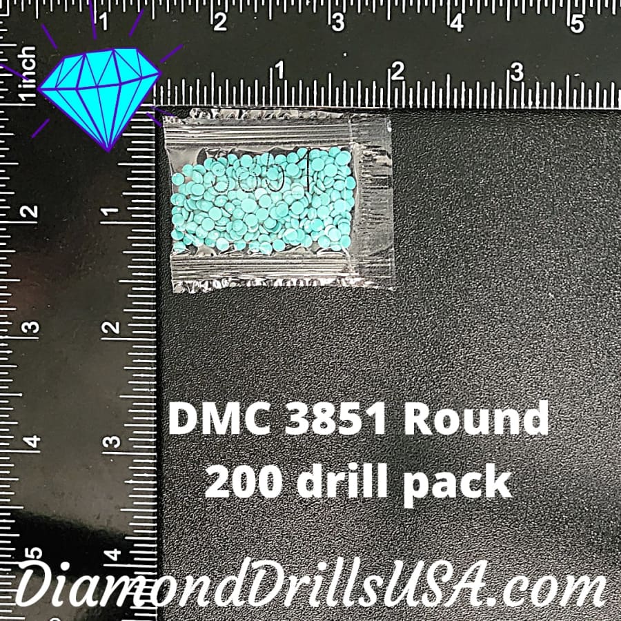 DMC 3851 ROUND 5D Diamond Painting Drills Beads DMC 3851