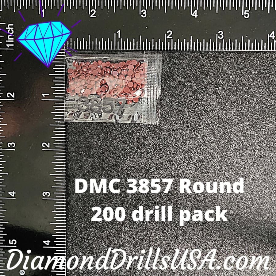 DMC 3857 ROUND 5D Diamond Painting Drills Beads DMC 3857