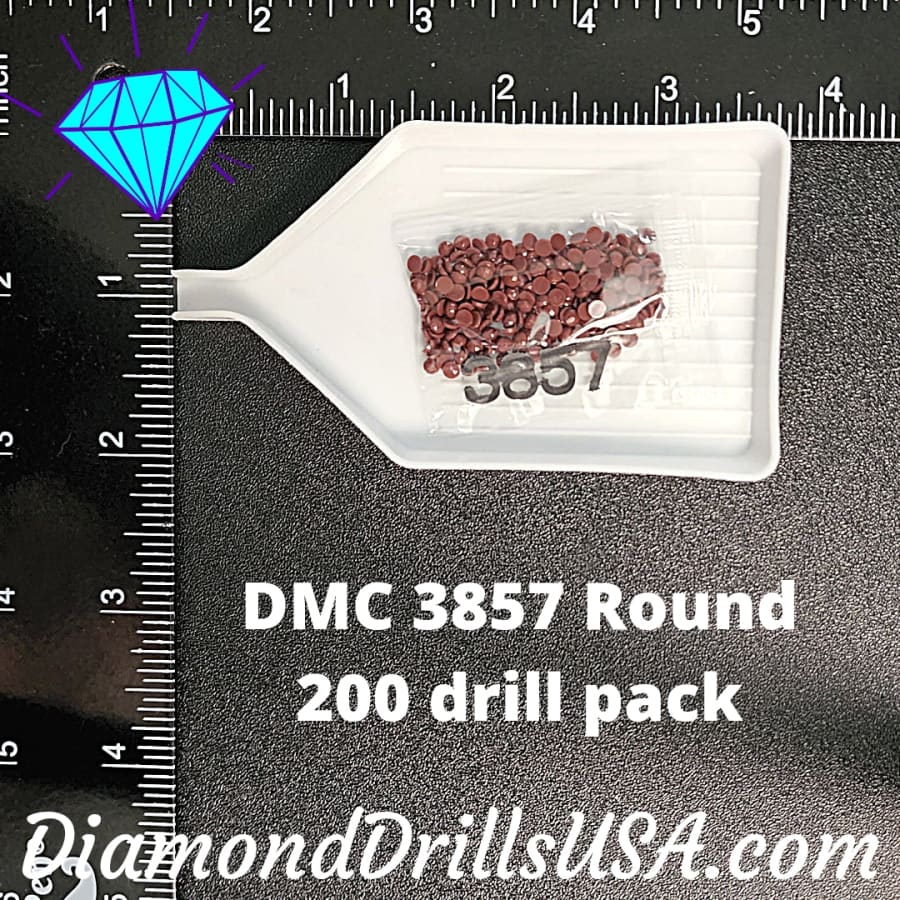 DMC 3857 ROUND 5D Diamond Painting Drills Beads DMC 3857
