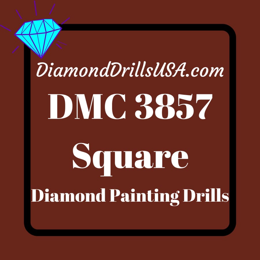 DMC 3857 SQUARE 5D Diamond Painting Drills Beads DMC 3857