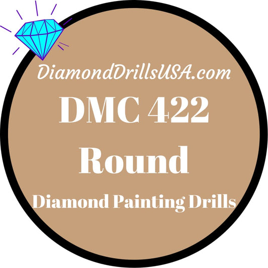 DMC 422 ROUND 5D Diamond Painting Drills Beads 422 Light