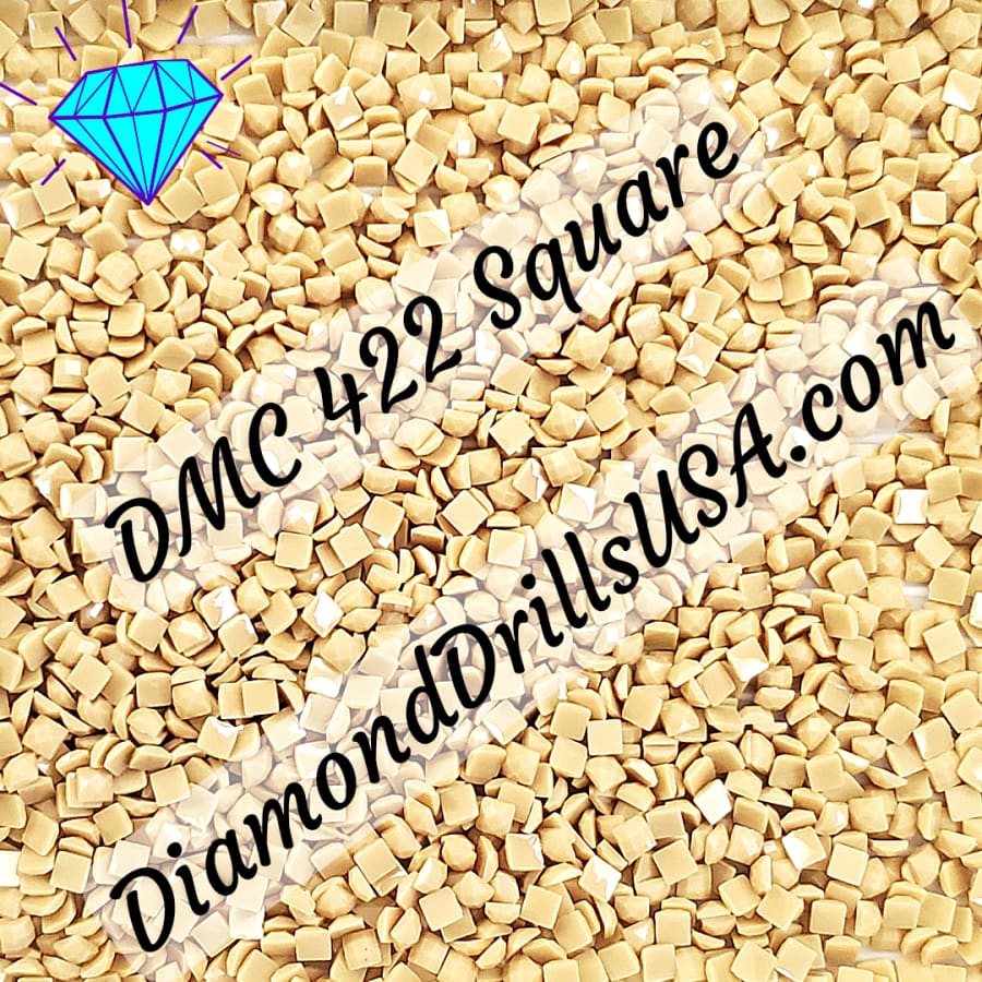 DMC 422 SQUARE 5D Diamond Painting Drills Beads 422 Light