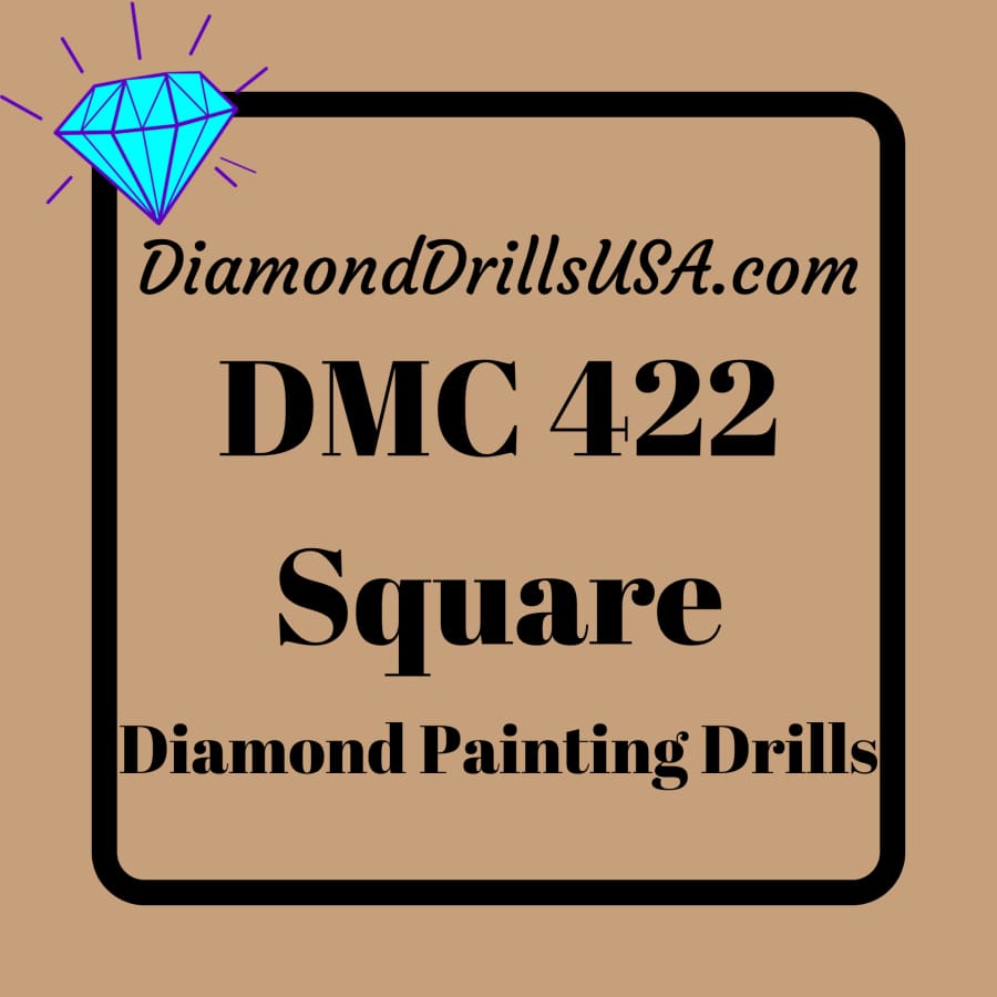 DMC 422 SQUARE 5D Diamond Painting Drills Beads 422 Light