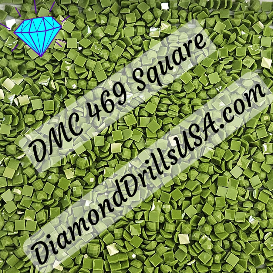DMC 469 SQUARE 5D Diamond Painting Drills Beads 469 Avocado