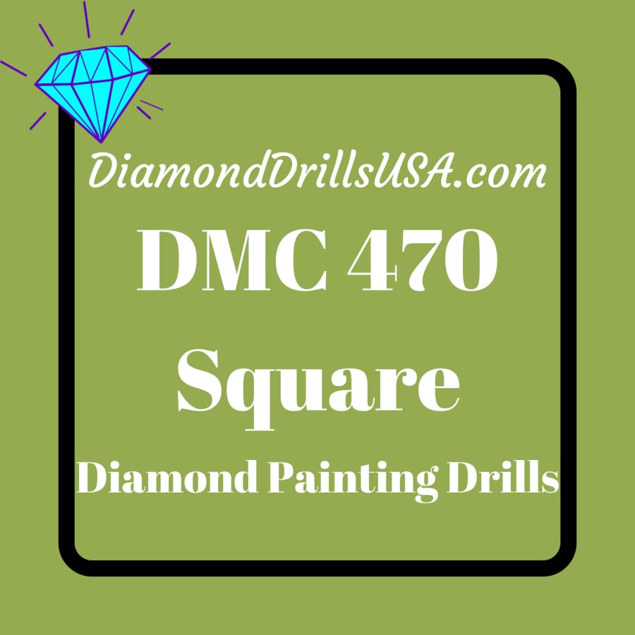 DiamondDrillsUSA - DMC 3755 SQUARE 5D Diamond Painting Drills Beads DMC  3755 Baby Blue