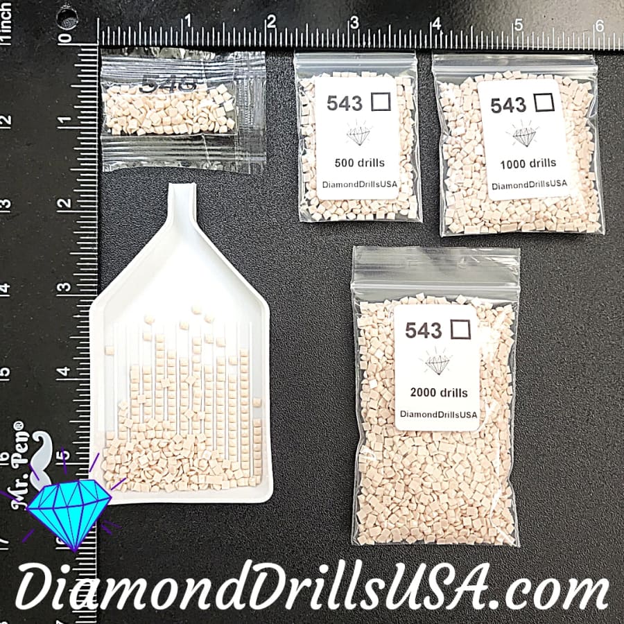 DMC 543 SQUARE 5D Diamond Painting Drills Beads DMC 543