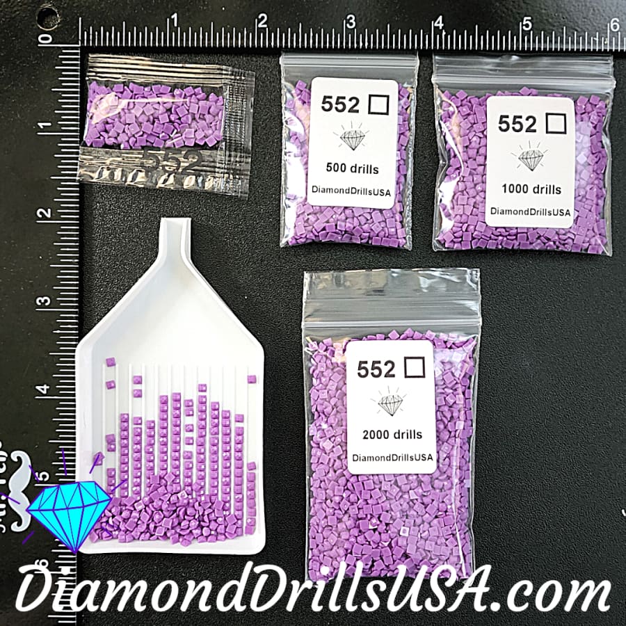 DMC 552 SQUARE 5D Diamond Painting Drills Beads DMC 552