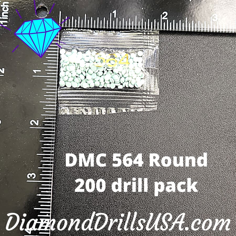 DMC 564 ROUND 5D Diamond Painting Drills Beads DMC 564 Very