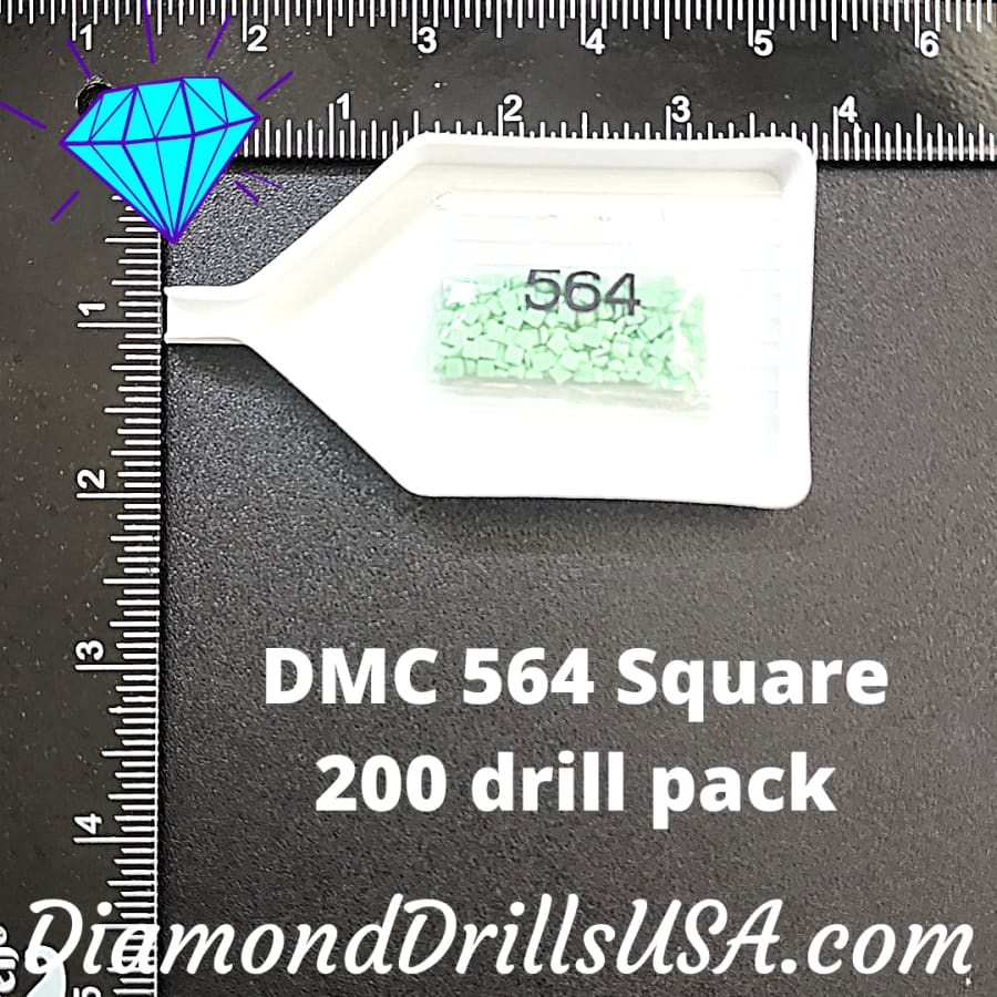DMC 564 SQUARE 5D Diamond Painting Drills Beads DMC 564 Very