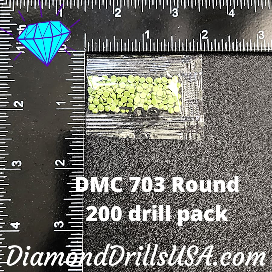 DMC 703 ROUND 5D Diamond Painting Drills Beads 703