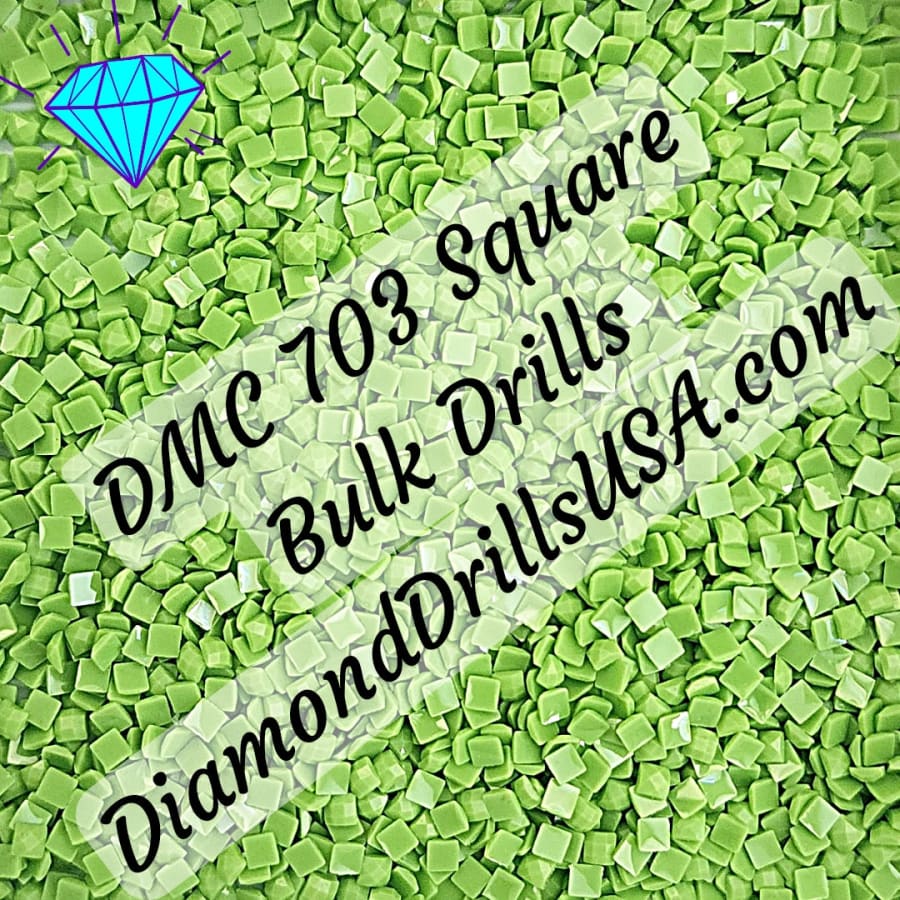 DMC 703 SQUARE 5D Diamond Painting Drills Beads 703