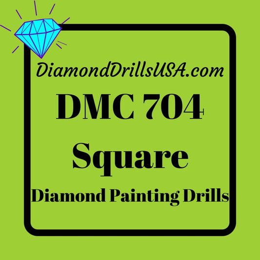 DMC 704 SQUARE 5D Diamond Painting Drills Beads 704 Bright