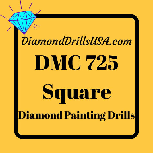 DMC 725 SQUARE 5D Diamond Painting Drills Beads DMC 725