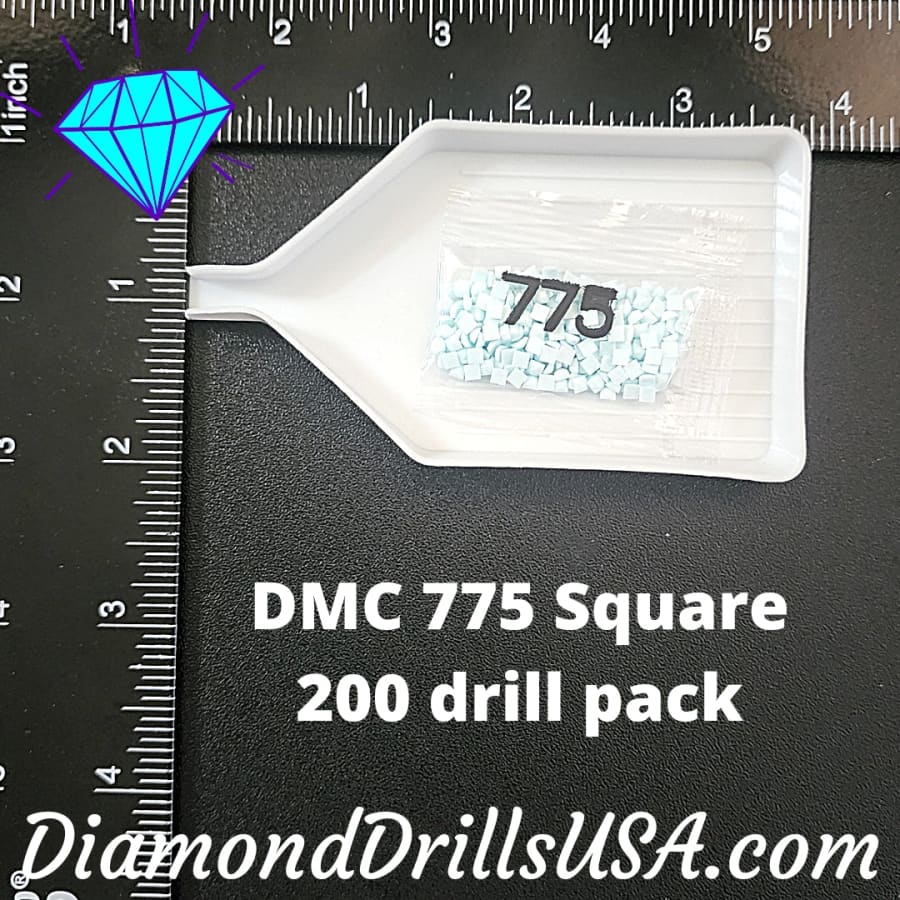 DMC 775 SQUARE 5D Diamond Painting Drills Beads DMC 775 Very