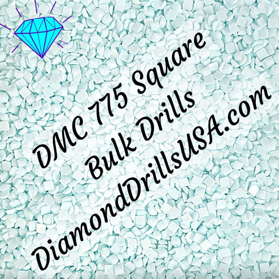 DMC 775 SQUARE 5D Diamond Painting Drills Beads DMC 775 Very