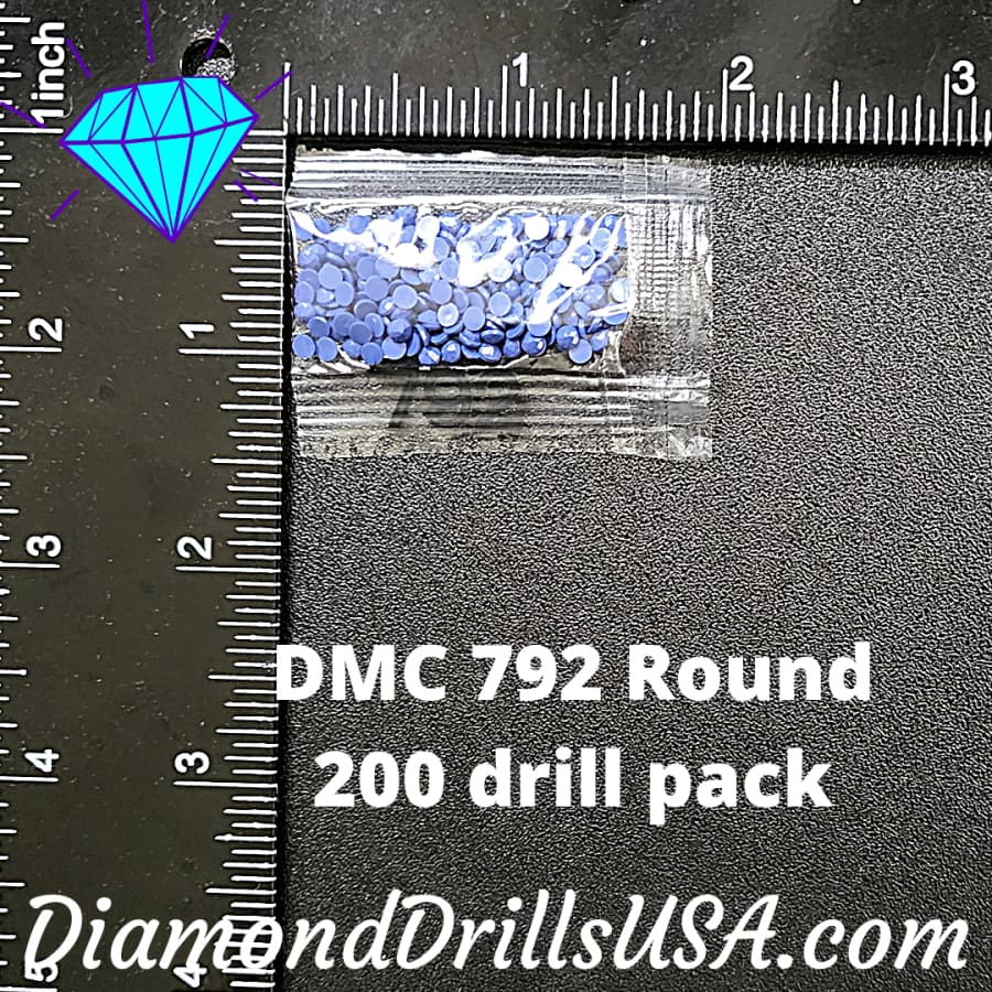 DMC 792 ROUND 5D Diamond Painting Drills Beads DMC 792 Dark